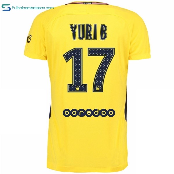 Camiseta Paris Saint Germain 2ª Yurib 2017/18